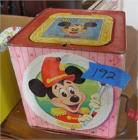 Mickey Mouse music box, NOT working