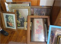 Many pictures & frames