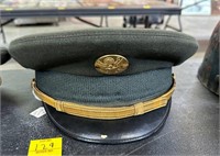 U.S. Army Dress Cap with Gold Band