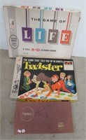 Scrabble game, Twister game, etc.