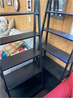 Matching ladder shelves