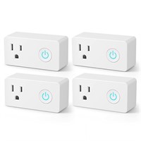 NEW $36 4PK Smart Plug Outlet w/Timer Function