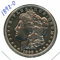 1892-O Morgan Silver Dollar