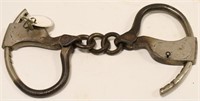Vintage Towers Double Locking Handcuffs w/ Key