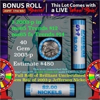 CRAZY Nickel Wheel Buy THIS 2003-p solid  BU Jeffe
