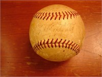 1964 Kansas City A's signed baseball