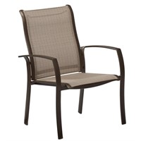 Aluminum Patio Chair in Sunbrella Stone Sling