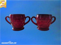 Set of two Viking Georgiana sugar bowls