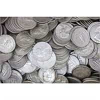 (50) Washington Quarter Dollars -90% Silver