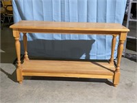 Oak Sofa Table 48''x15''x27''