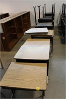 12 Student Desks  & desk tops- some need repair