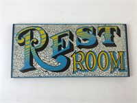 Rest Room Sign 15" x 7"