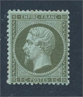 FRANCE #22 MINT FINE H