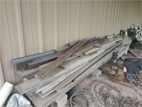 Large pile of lumber one buys two buys aluminum