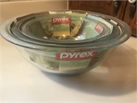 3 pc Pyrex Nesting Prep Bowl Set