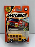 Matchbox Student Bus Mattel Wheels
