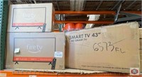 (3 pcs) assorted fire tv, and had smart tv
