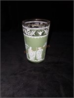 Juice Glass Hellenic Green by Jeannette