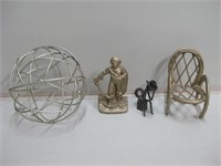 Miscellaneous Vintage Metal Home Decor Pieces