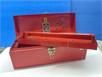 Red Metal Tool Box