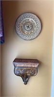 Hanging Wall Art. Includes Decorative Plate and