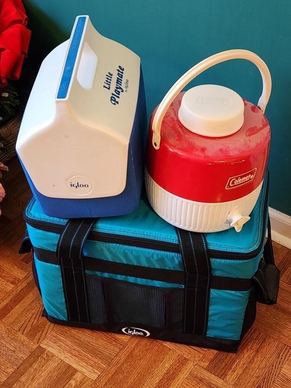 Lot Of 3 Coolers