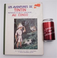 BD Tintin au Congo, 1982, reproduction de