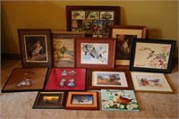 Larbe Lot of Assorted Pictures/Prints Etc