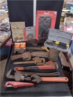 Pipe Wrenches, Driver Set, Pick Heads, Tool Pouch,
