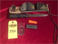 Imperial Survival Knife, Fire Starter, Compass