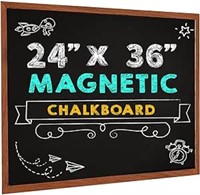 SEALED-24 x 36 Magnetic Chalkboard Blackboard - La