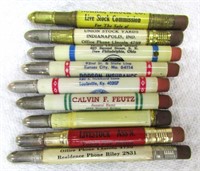 10 Advertising Bullet Pencils