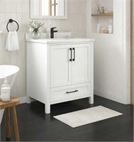 OVE Decors Lourdes 30 in. Vanity with Quartz Top