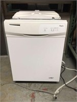 White Whirlpool Dishwasher W4C