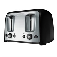 Black+Decker Black & Decker 4-Slice Toaster Black