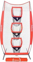 GoSports 8x4 ft Football Target Net - Red