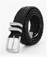 BELTROAD Braided Leather Belt for Men Casual