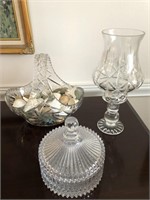 Collection of Cut Crystal Dishes