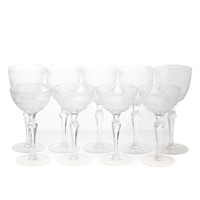 Crystal stemware service