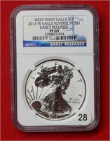 2013 W American Eagle NGC PF69 1 Ounce Silver