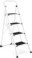 Soctone 4 Step Ladder  Handrails  330 lbs