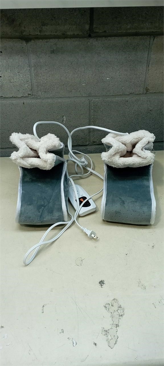 Electric Heated Slippers - Dark Gray