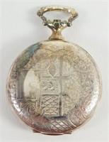 Vintage Woman Lady Silver Pocket Watch Case