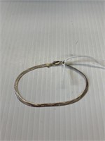 7" bracelet herring bone .925 Italy