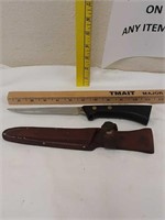Western fillet knife and sheath