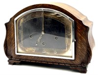 Antique Decorative Wood Case Chime Mantle Clock