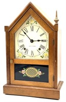 1930's Seth Thomas Wood Steeple Mantle Clock