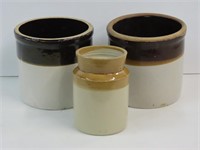 Brown / White Stoneware