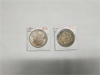 1883 O Morgan Silver Dollar Uncirculated And