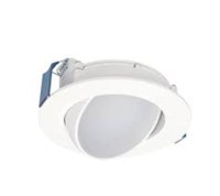 Halo 4" Led Round Directional Downlight, Matte